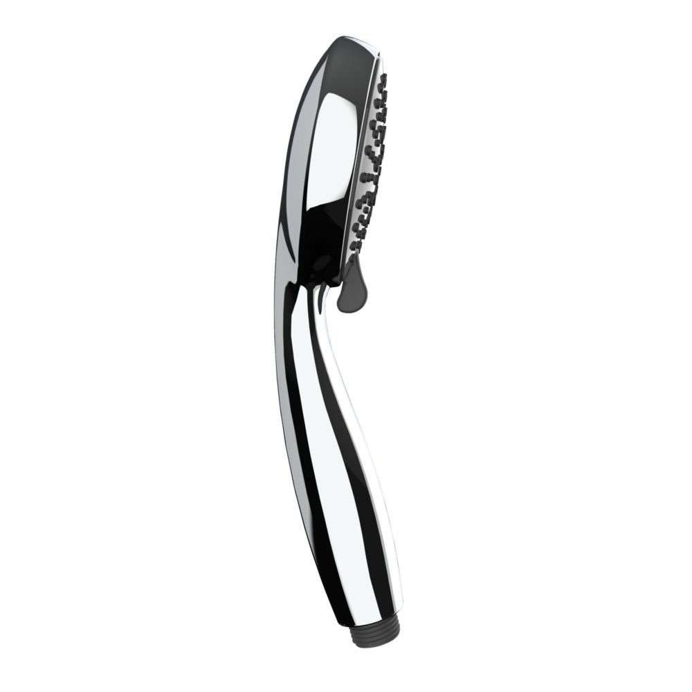 Τηλέφωνο Μπάνιου με 5 Ροές Wenko Basic Chrome - Grey 23946100 Μπάνιο Αξεσουάρ Τηλέφωνα & Σπιράλ Spitishop