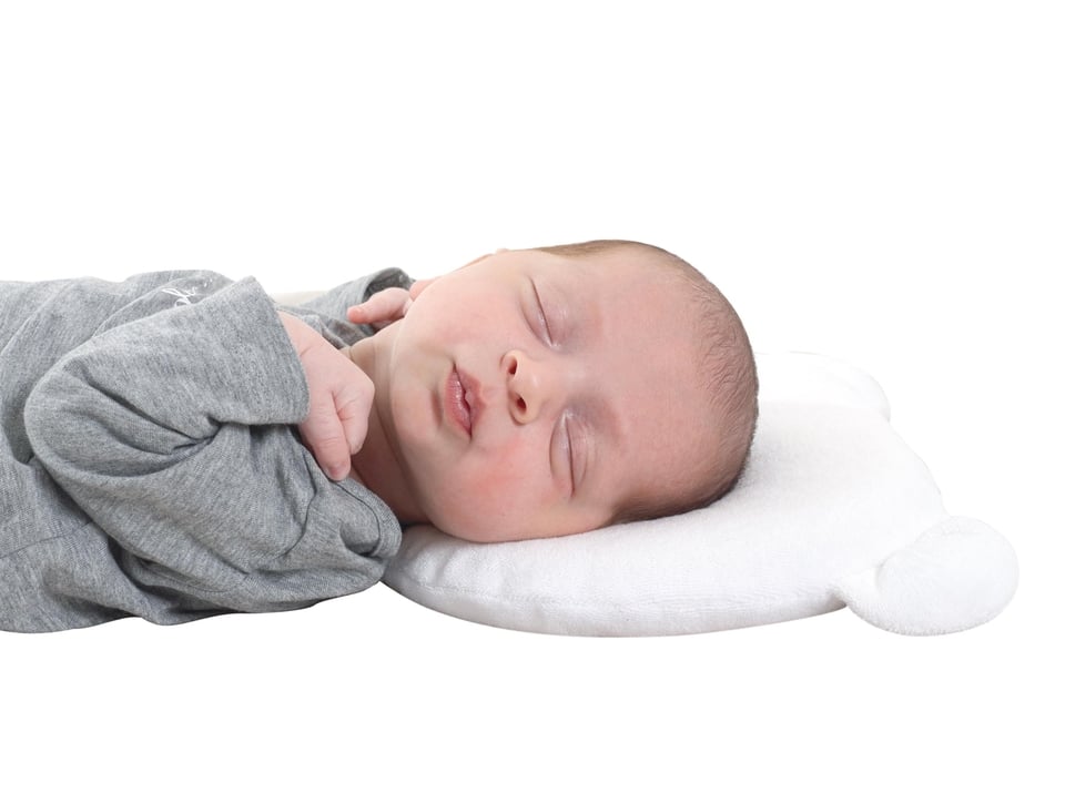 Βρεφικό Μαξιλάρι Ύπνου (21x19) Candide P'Tit Panda Λευκό 84341 Memory Foam