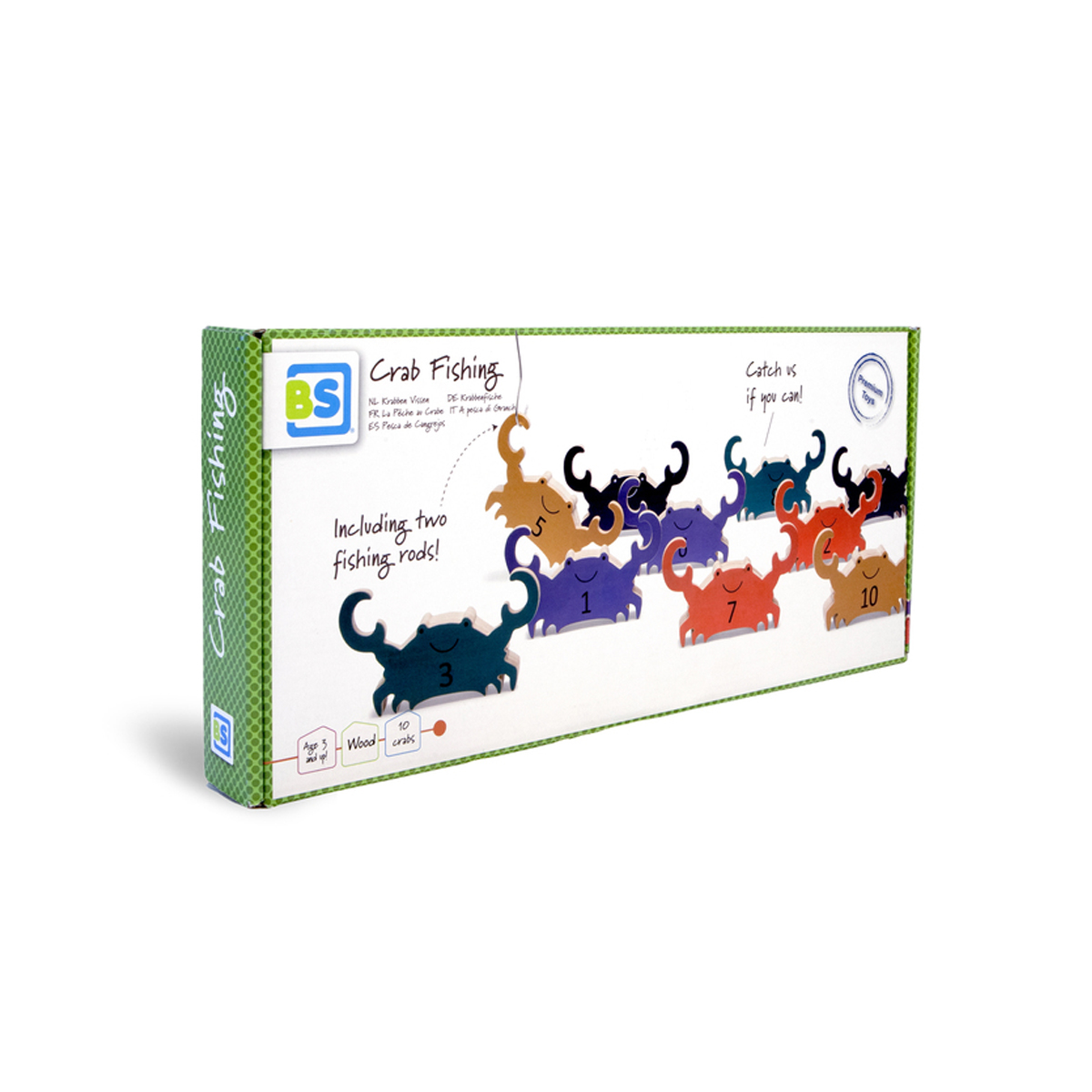 Ξύλινο Επιτραπέζιο Παιχνίδι Ψαρέματος Bs Toys Ψάρεμα Καβουριού Παιχνίδια Παιδικά Spitishop