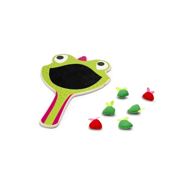 Ξύλινο Παιχνίδι Bs Toys Ρακέτα Βατραχάκι