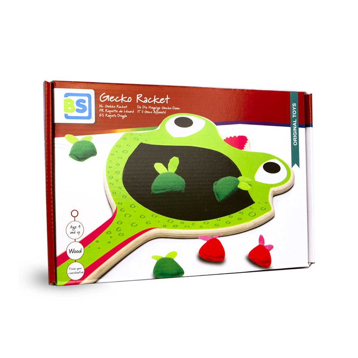 Ξύλινο Παιχνίδι Bs Toys Ρακέτα Βατραχάκι Παιχνίδια Ξύλινα Spitishop
