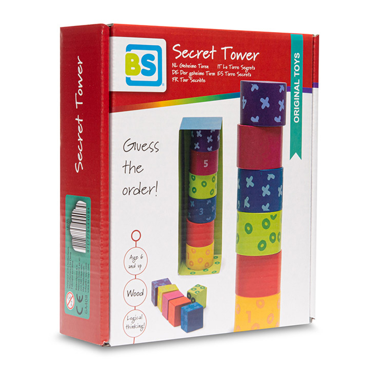 Ξύλινο Παιχνίδι Δραστηριότητας Bs Toys Secret Tower Παιχνίδια Επιτραπέζια - Εκπαιδευτικά Spitishop