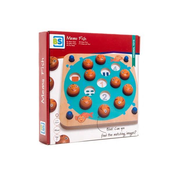 Παιχνίδι Μνήμης Bs Toys Memo Fish