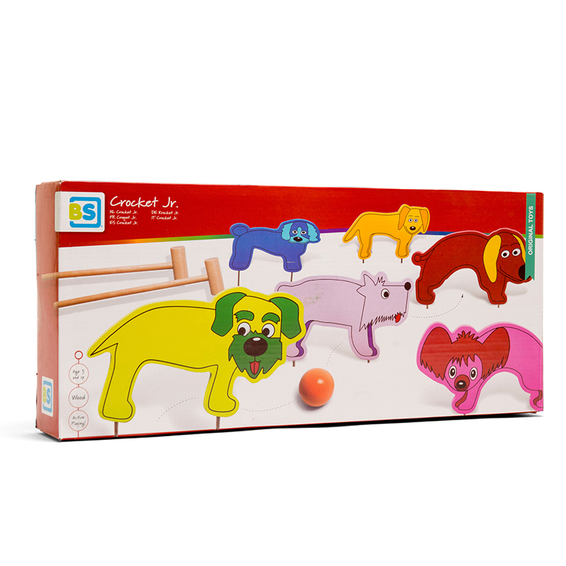 Ξύλινο Παιχνίδι Bs Toys Κροκέ με Σκυλάκια Παιχνίδια Ξύλινα Spitishop