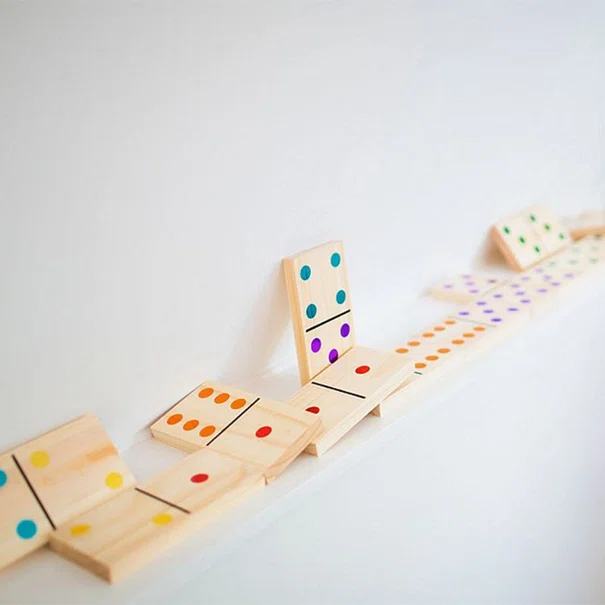 Ξύλινο Παιχνίδι Bs Toys Domino