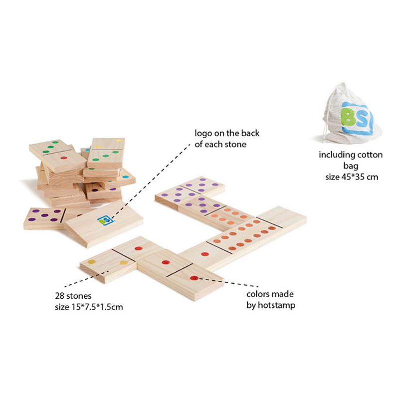 Ξύλινο Παιχνίδι Bs Toys Domino Παιχνίδια Ξύλινα Spitishop