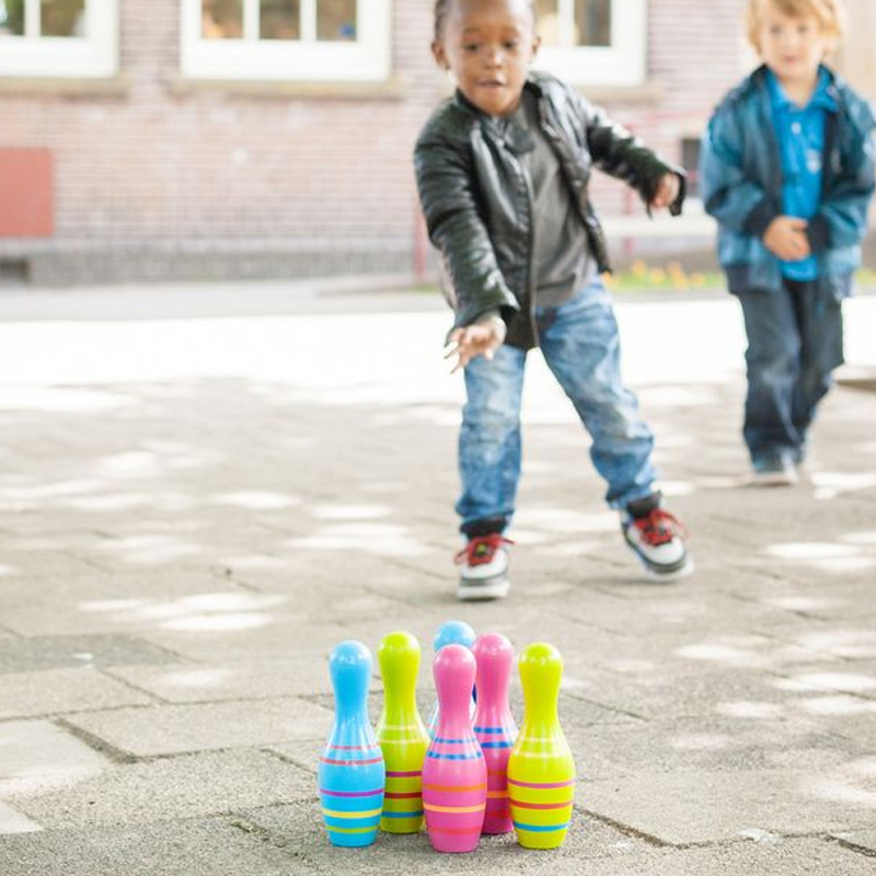 Ξύλινο Παιχνίδι Bs Toys Bowling Skittles Jr