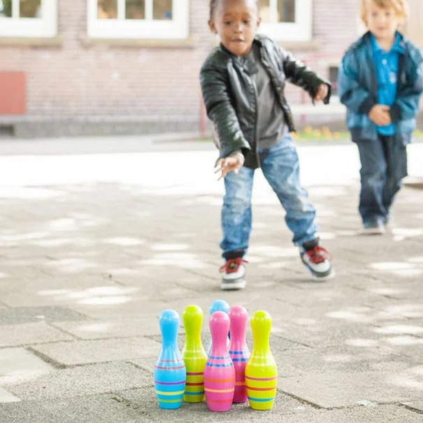 Ξύλινο Παιχνίδι Bs Toys Bowling Skittles Jr