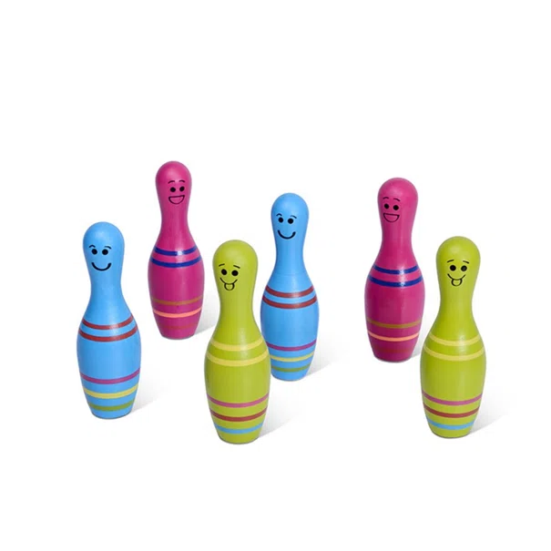 Ξύλινο Παιχνίδι Bs Toys Bowling Skittles Jr