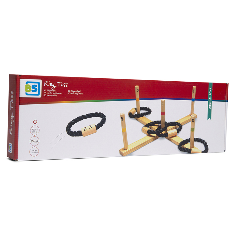 Ξύλινο Παιχνίδι με Κρίκους Bs Toys Ring Toss Ga145 Παιχνίδια Ξύλινα Spitishop