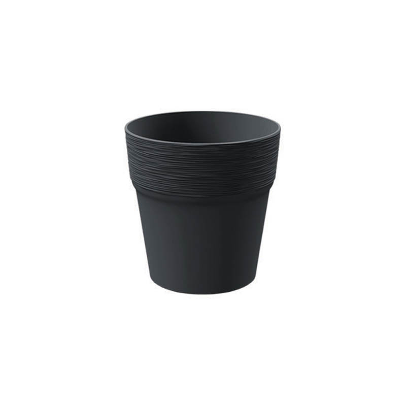 Γλάστρα (Φ12x12.2) Marhome Furu Ανθρακί 09-DFA120-S433
