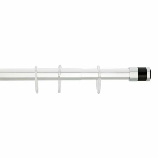 Πτυσσόμενος Βραχίονας Μπάνιου 120-220cm Grekon 1240 Glass Black