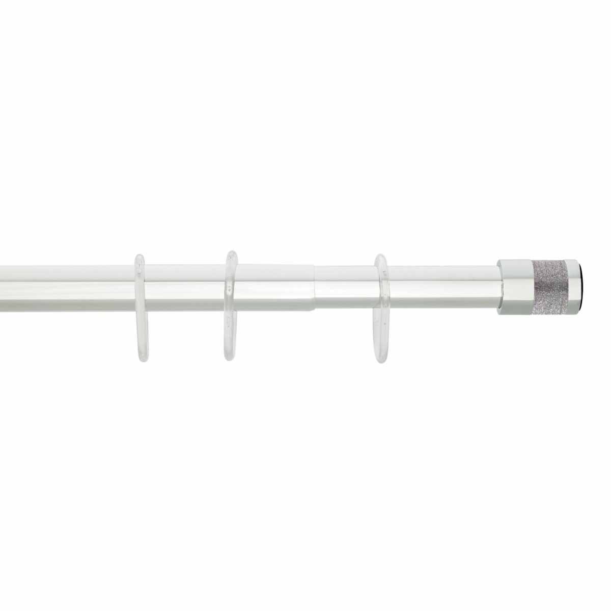 Πτυσσόμενος Βραχίονας Μπάνιου 120-220cm Grekon 1240 Glass Strass