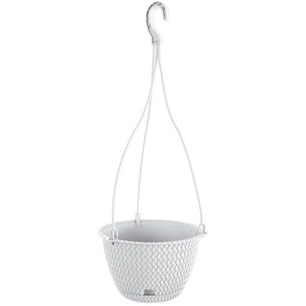Γλάστρα Κρεμαστή (Φ27x16.6) Marhome Splofy Λευκό 09-DSPW270-S449