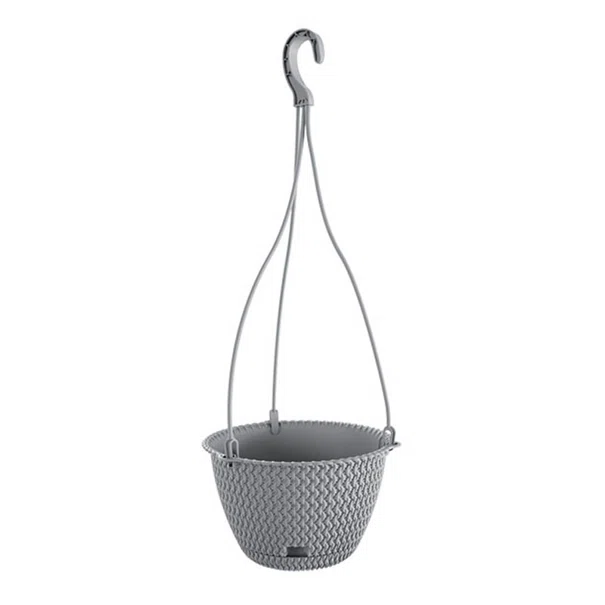 Γλάστρα Κρεμαστή (Φ23x14.5) Marhome Splofy Γκρι 09-DSPW230-405U