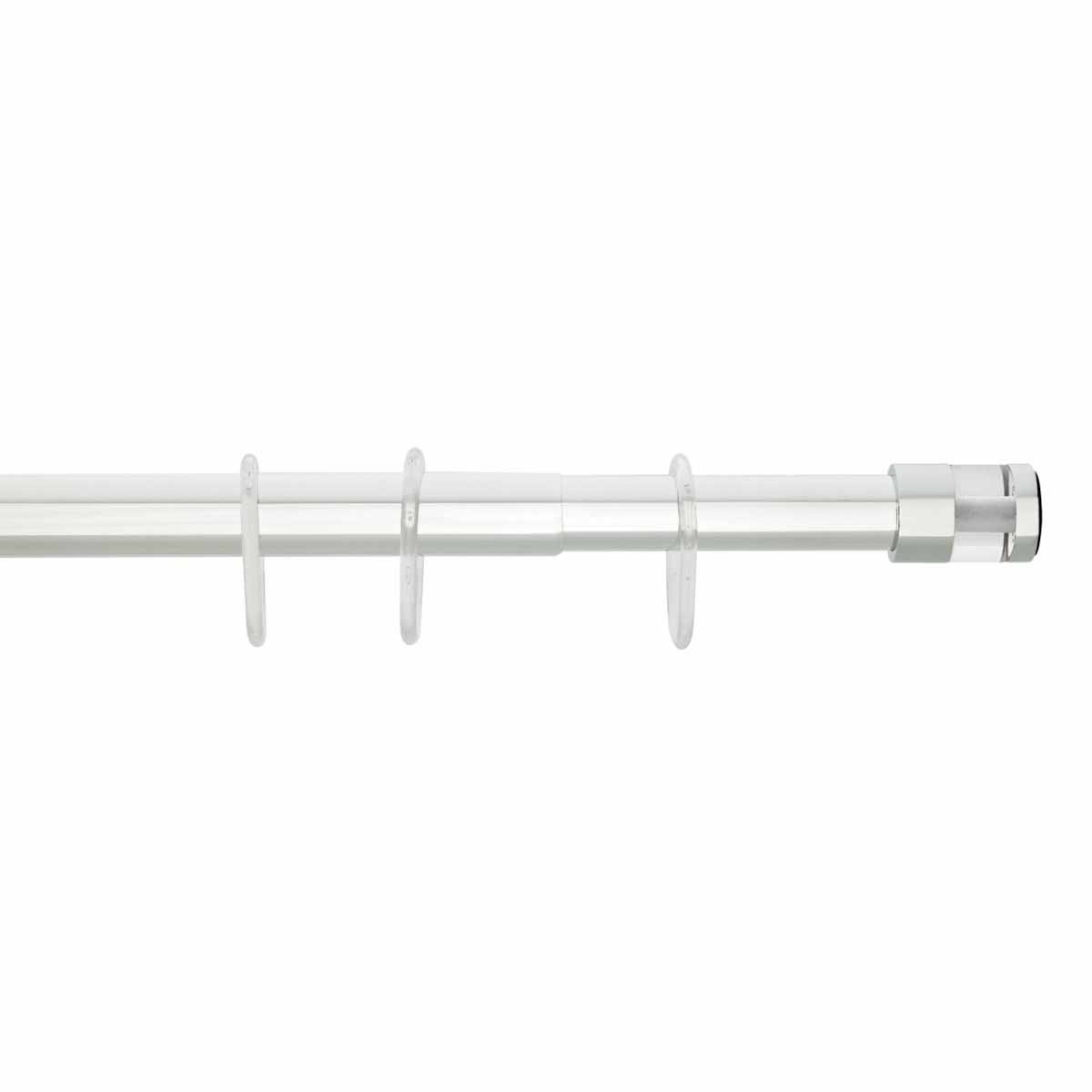 Πτυσσόμενος Βραχίονας Μπάνιου 75-125cm Grekon 1240 Glass Clear