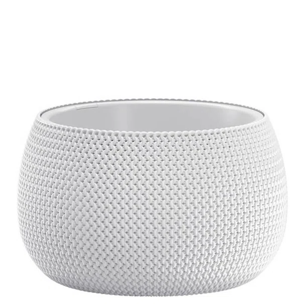 Κασπώ - Γλάστρα (Φ47.8x30) Marhome Splofy 2 Σε 1 Λευκό 09-DKSP480-S449
