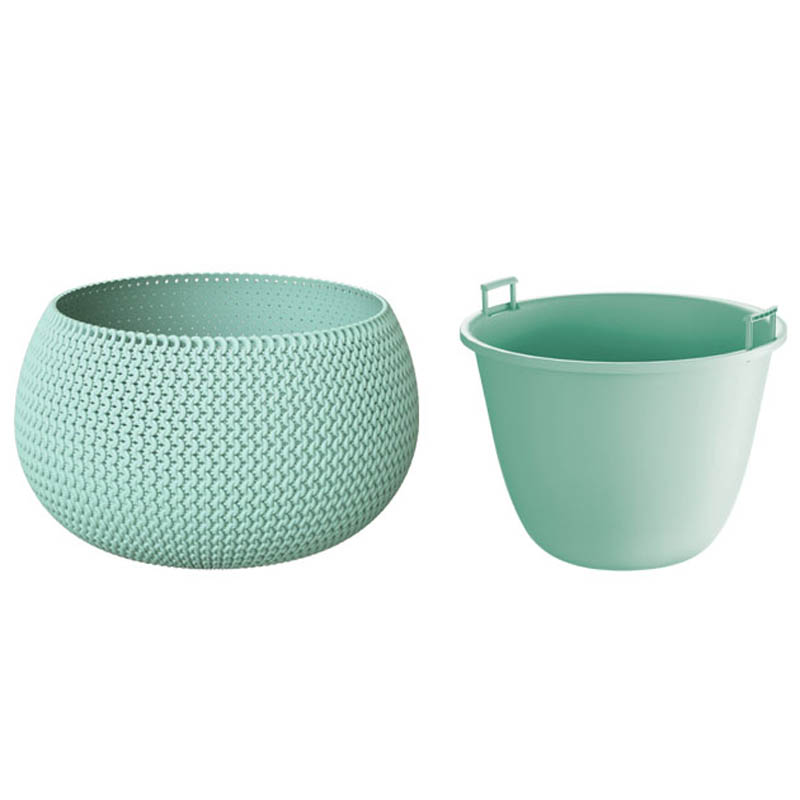 Κασπώ - Γλάστρα (Φ47 8X30) Marhome Splofy 2 σε 1 Μέντα 09-Dksp480-623U Κήπος Μοντέρνα Εσωτερικού Χώρου Spitishop