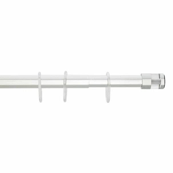 Πτυσσόμενος Βραχίονας Μπάνιου 120-220cm Grekon 1240 Glass Clear