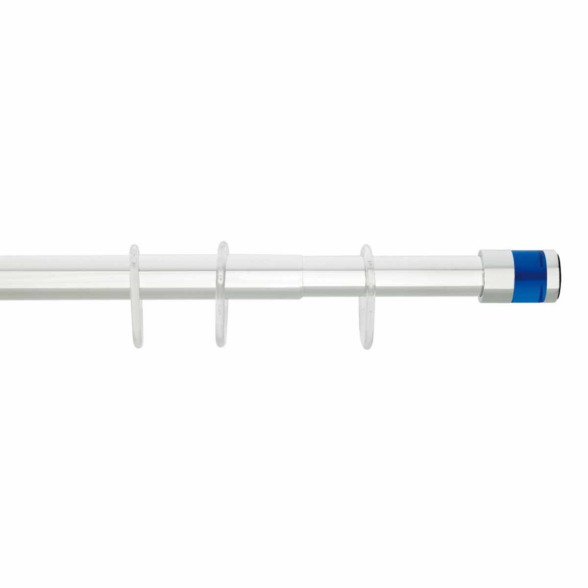 Πτυσσόμενος Βραχίονας Μπάνιου 75-125cm Grekon 1240 Glass Blue