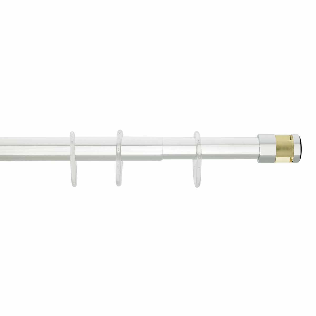 Πτυσσόμενος Βραχίονας Μπάνιου 120-220cm Grekon 1240 Glass Yellow