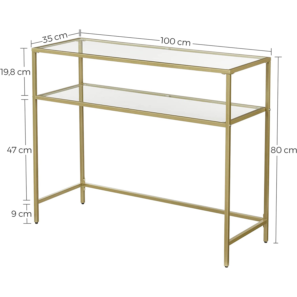 Κονσόλα Εισόδου (100X35X80) Vasagle Lgt025A01 Έπιπλα Μπουφέδες - Κονσόλες Spitishop