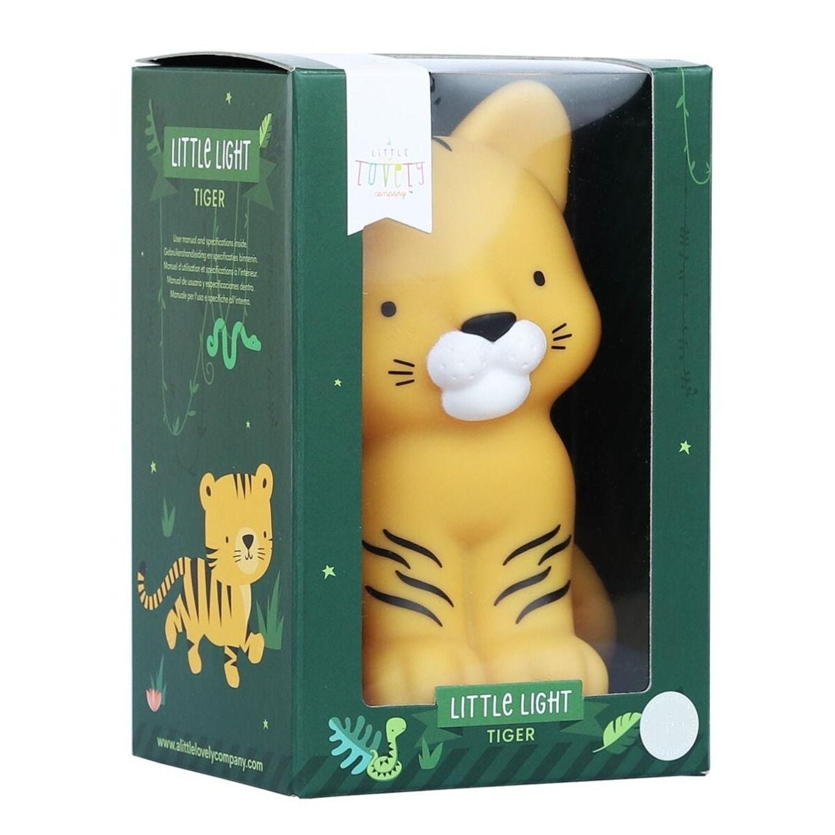 Παιδικό Φωτάκι Νυκτός Α Little Lovely Company Tiger Lltior56 Φωτιστικά Παιδικά για Κορίτσια Spitishop