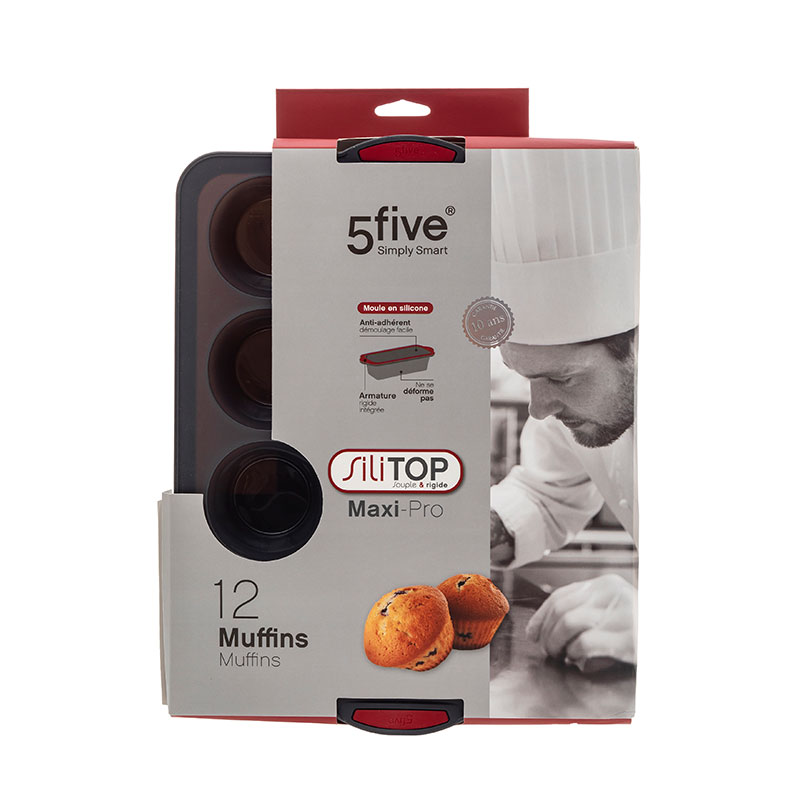 Φόρμα Σιλικόνης για 12 Cupcake Muffin F-V Silitop 151369 Μαγειρική - Ζαχαροπλαστική Είδη Ζαχαροπλαστικής Σκεύη Φόρμες Spitishop