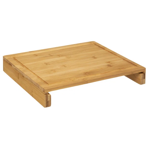 Ξύλο Κοπής Με Δίσκο (35x28.8) F-V Bamb Cutg Board SS Tray 151418