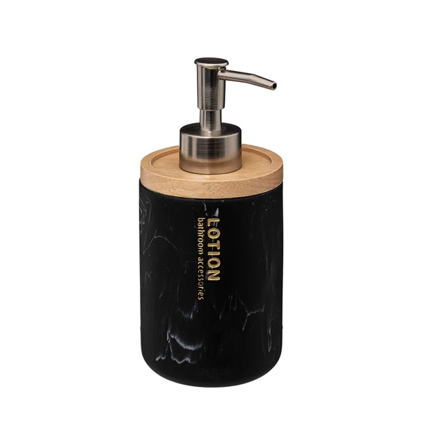 Dispenser Μπάνιου 272ml (Φ7.7x17.4) F-V Black Lea 160939B