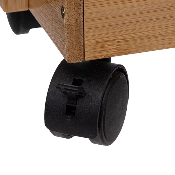 Τρόλεϊ/Ραφιέρα 3 Θέσεων (25x23x86) F-V Bamboo Trolley Wheels 174783