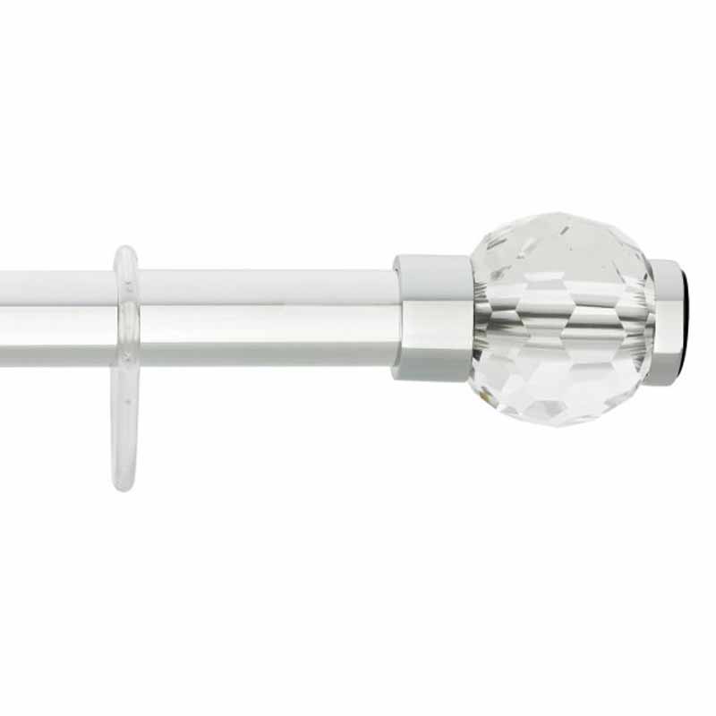 Πτυσσόμενος Βραχίονας Μπάνιου 120-220cm Grekon 1220 Crystal Sfera