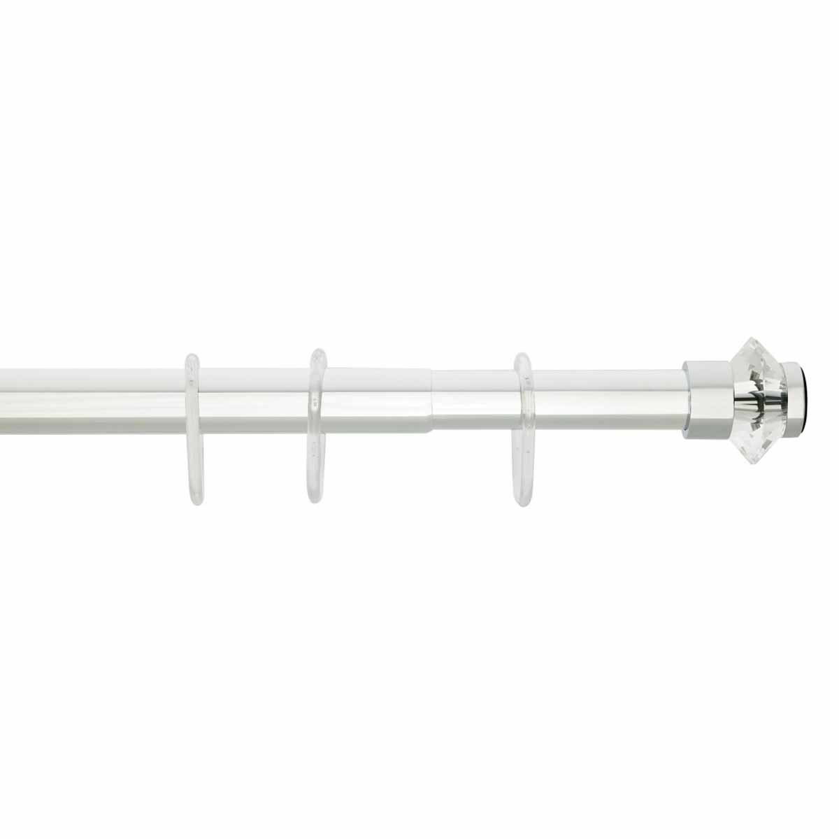 Πτυσσόμενος Βραχίονας Μπάνιου 75-125cm Grekon 1222 Crystal Disk