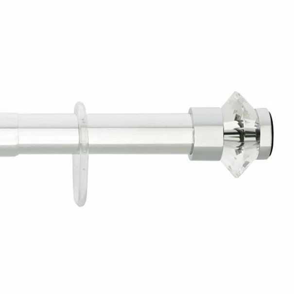 Πτυσσόμενος Βραχίονας Μπάνιου 160-260cm Grekon 1222 Crystal Disk
