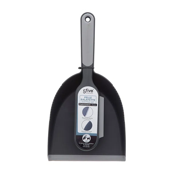 Σκουπάκι Με Φαράσι F-V Dustpan Rubber Grey 164747