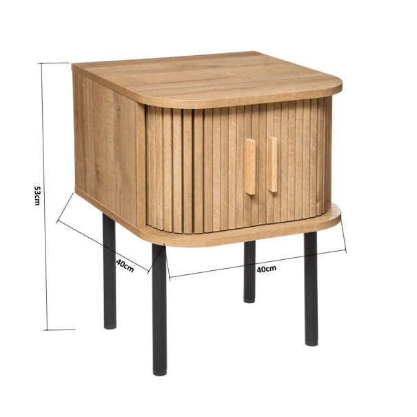 Κομοδίνο Με Ντουλάπι (40x40x53) A-S Colva Bedside 184921