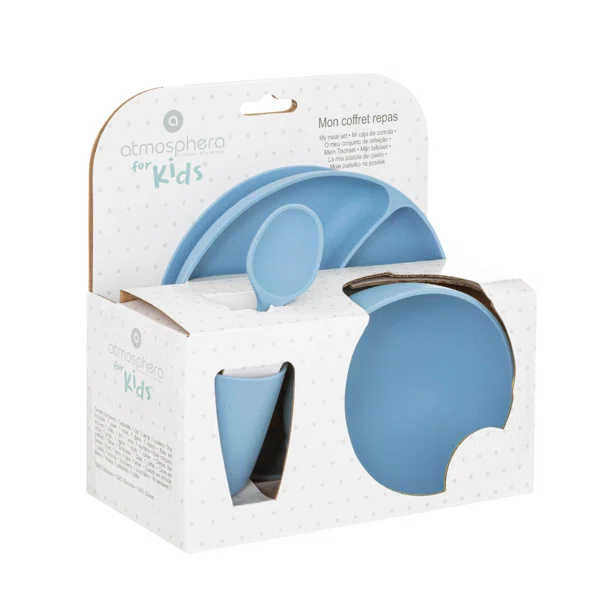Παιδικό Σετ Φαγητού 4τμχ A-S Blue 174346B