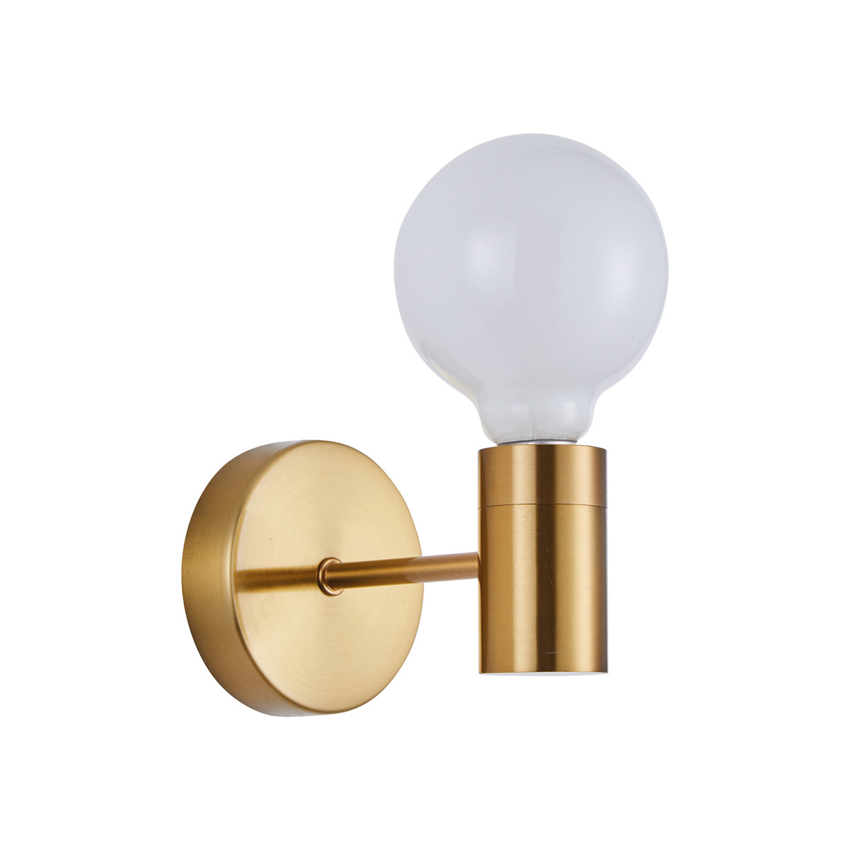 Απλίκα Τοίχου Homelighting Adept Tube 77-8252 Gold Matt