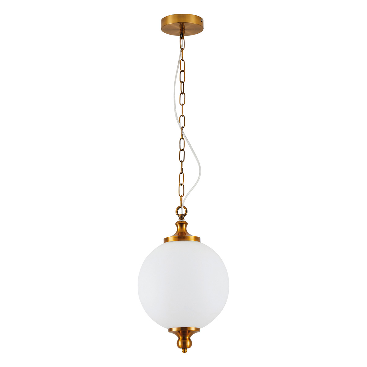 Φωτιστικό Οροφής Μονόφωτο Homelighting Locke 77-8218 Brass