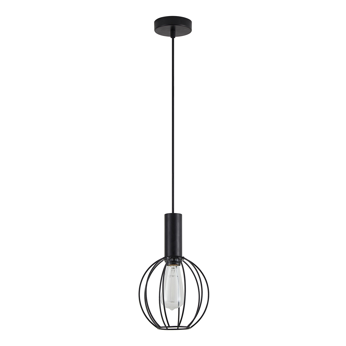 Φωτιστικό Οροφής Μονόφωτο Homelighting 77-8533 Black