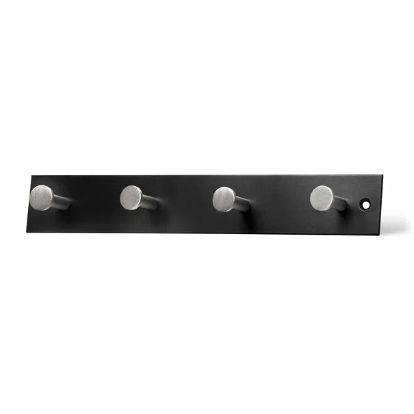 Κρεμάστρα Τοίχου 4 Θέσεων Grekon 404 Black
