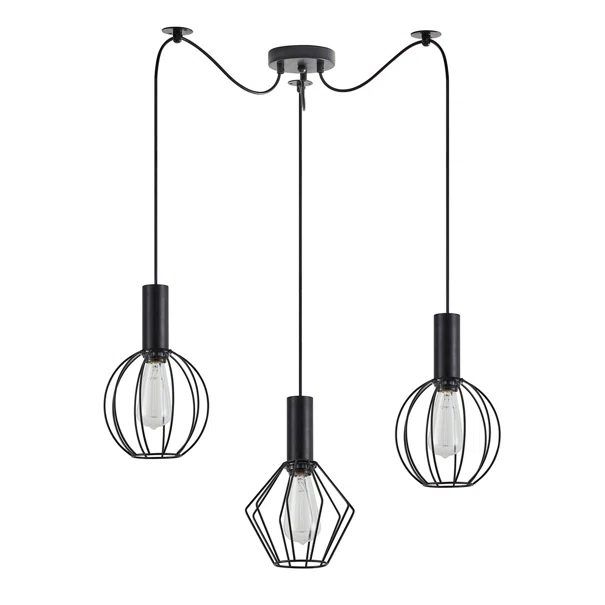Φωτιστικό Οροφής Τρίφωτο Homelighting Adept Flex 77-8909 Black