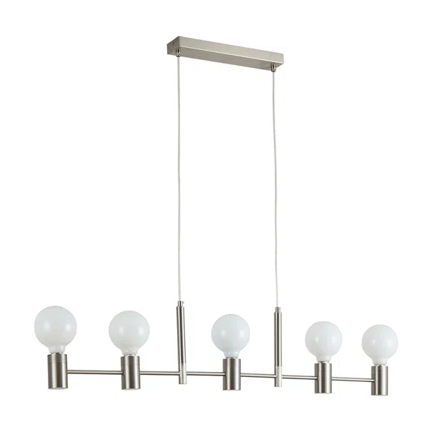 Φωτιστικό Οροφής Πολύφωτο Homelighting Adept 77-8248 Nickel