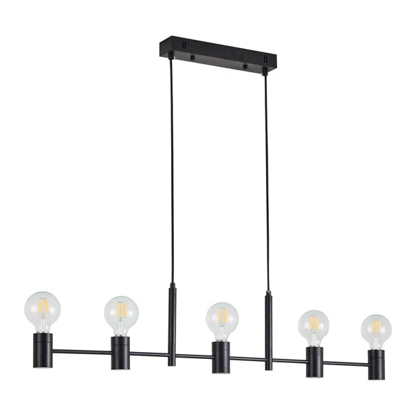 Φωτιστικό Οροφής Πολύφωτο Homelighting Adept 77-8249 Black