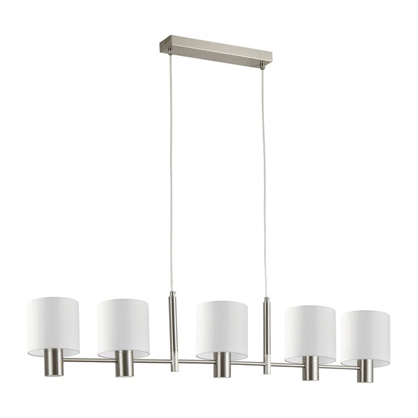 Φωτιστικό Οροφής Πολύφωτο Homelighting 77-8290 Nickel/White