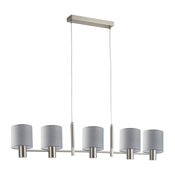 Φωτιστικό Οροφής Πολύφωτο Homelighting 77-8291 Nickel/Grey
