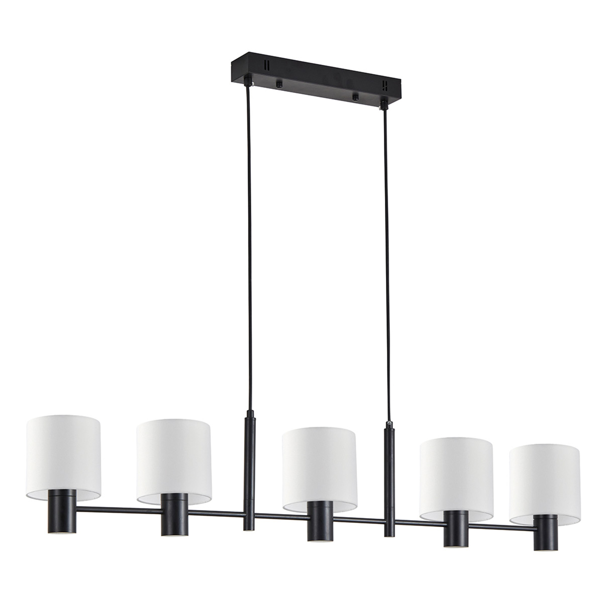 Φωτιστικό Οροφής Πολύφωτο Homelighting 77-8293 Black/White