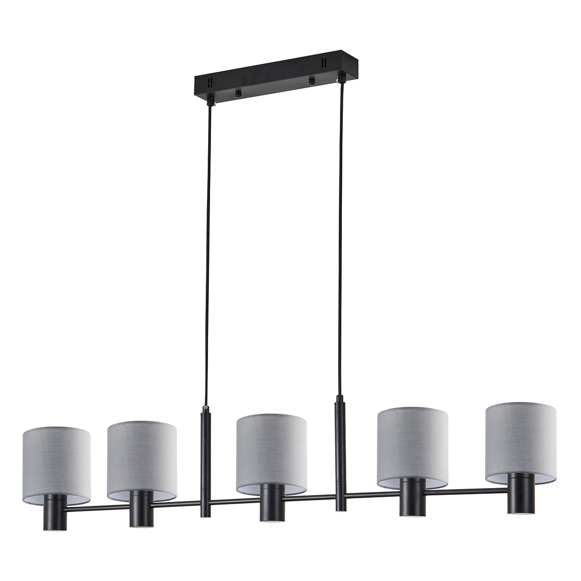 Φωτιστικό Οροφής Πολύφωτο Homelighting 77-8294 Black/Grey