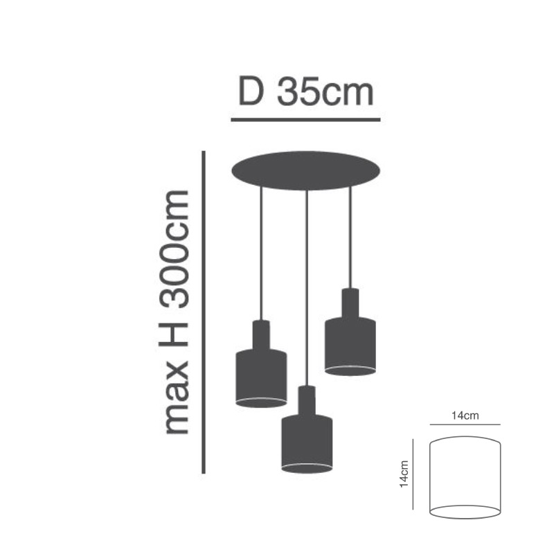 Φωτιστικό Οροφής Τρίφωτο Homelighting 77-8418 Nickel White Φωτιστικά Κρεμαστά Spitishop