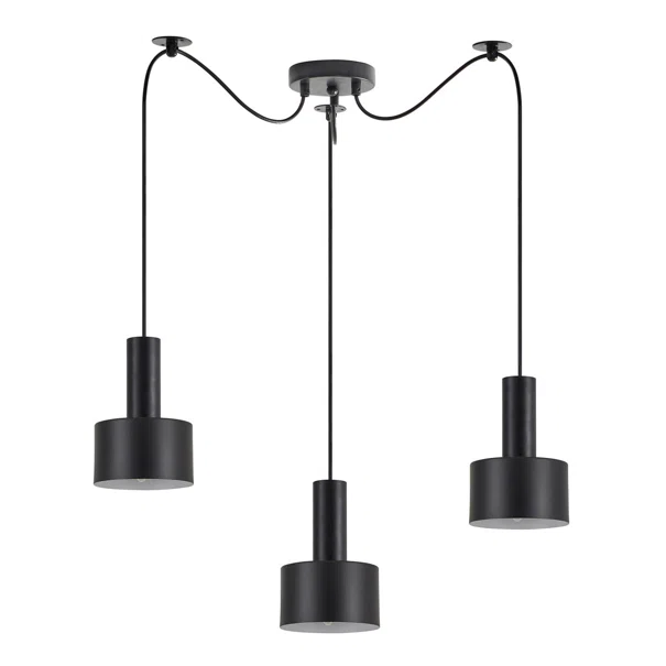 Φωτιστικό Οροφής Τρίφωτο Homelighting 77-8542 Black